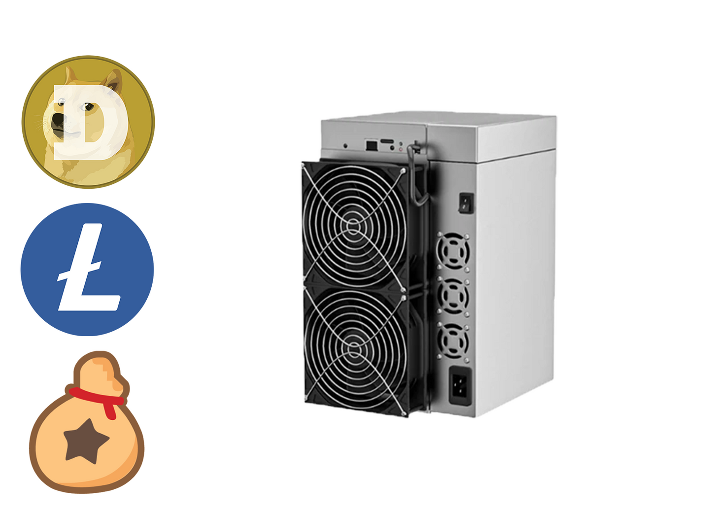 Goldshell DG Max DOGE LITECOIN Miner 6500MH 3400W - Miner4You